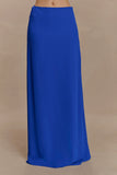 Katalina Chiffon Maxi Skirt Cobalt Blue