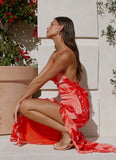 First Class Maxi Dress Sicily Sunsets Print