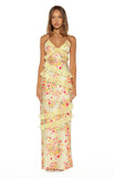 Inara Yellow Bloom Ruffle Maxi PRE ORDER