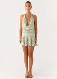 When I Move Mini Dress Mystic Paisley