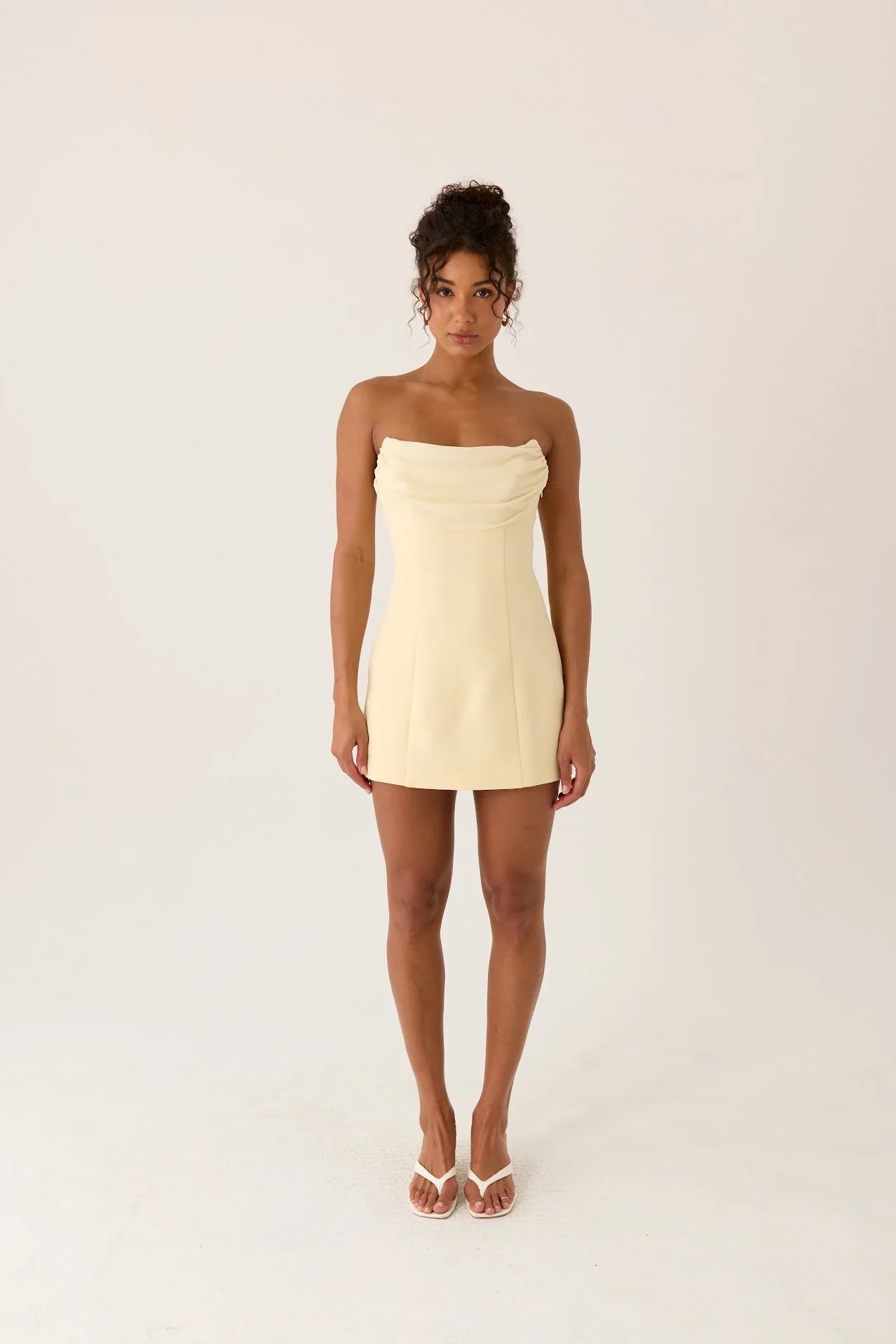 Luna Rosa Mini Dress Baby Yellow