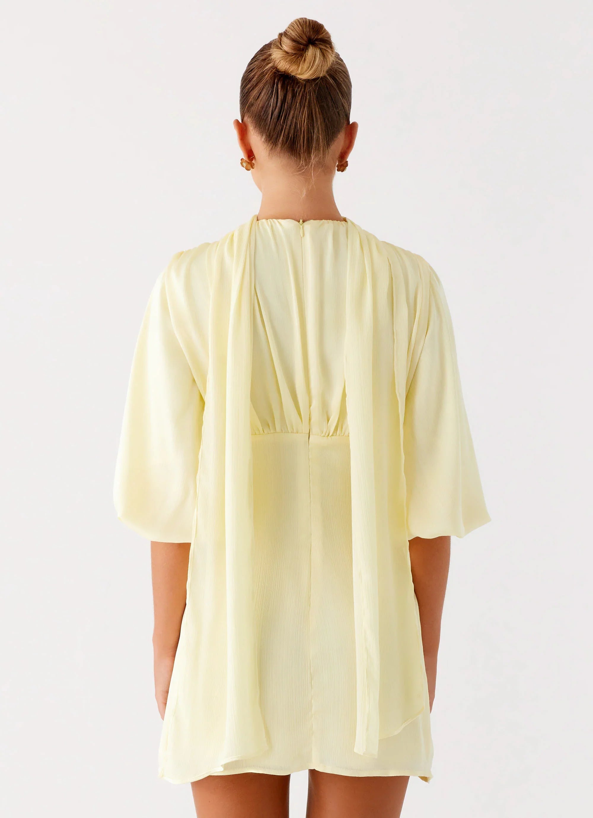 Mary Mini Dress Yellow