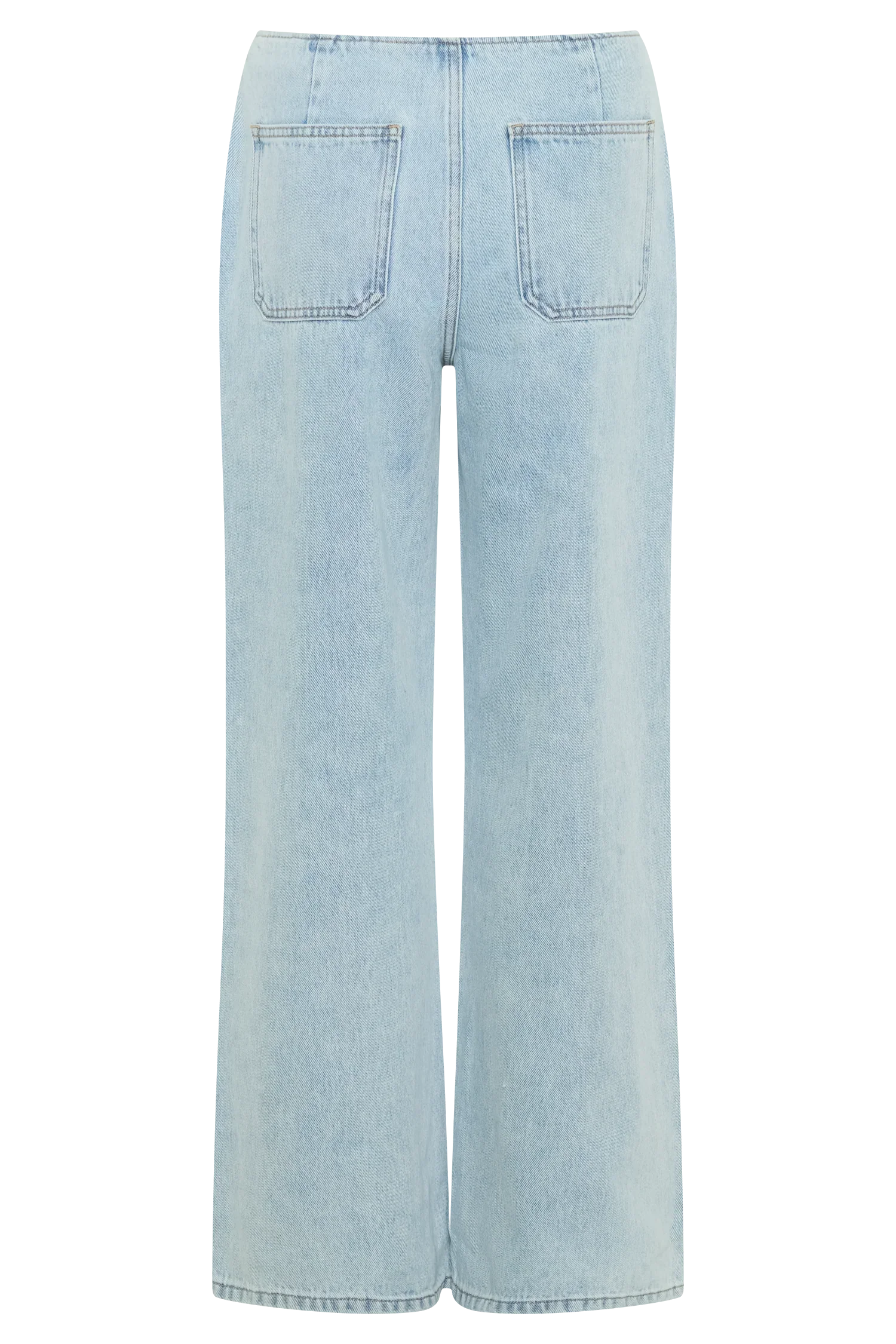 Caitlin Mid Rise Denim Jeans Light Blue