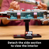 LEGO Star Wars Home One Starcruiser Building Set for Adults Star Wars Collectibles Set with Display Stand Building Kit with 559 Pieces 75405