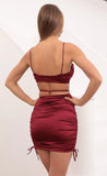 Two Piece Set in Merlot