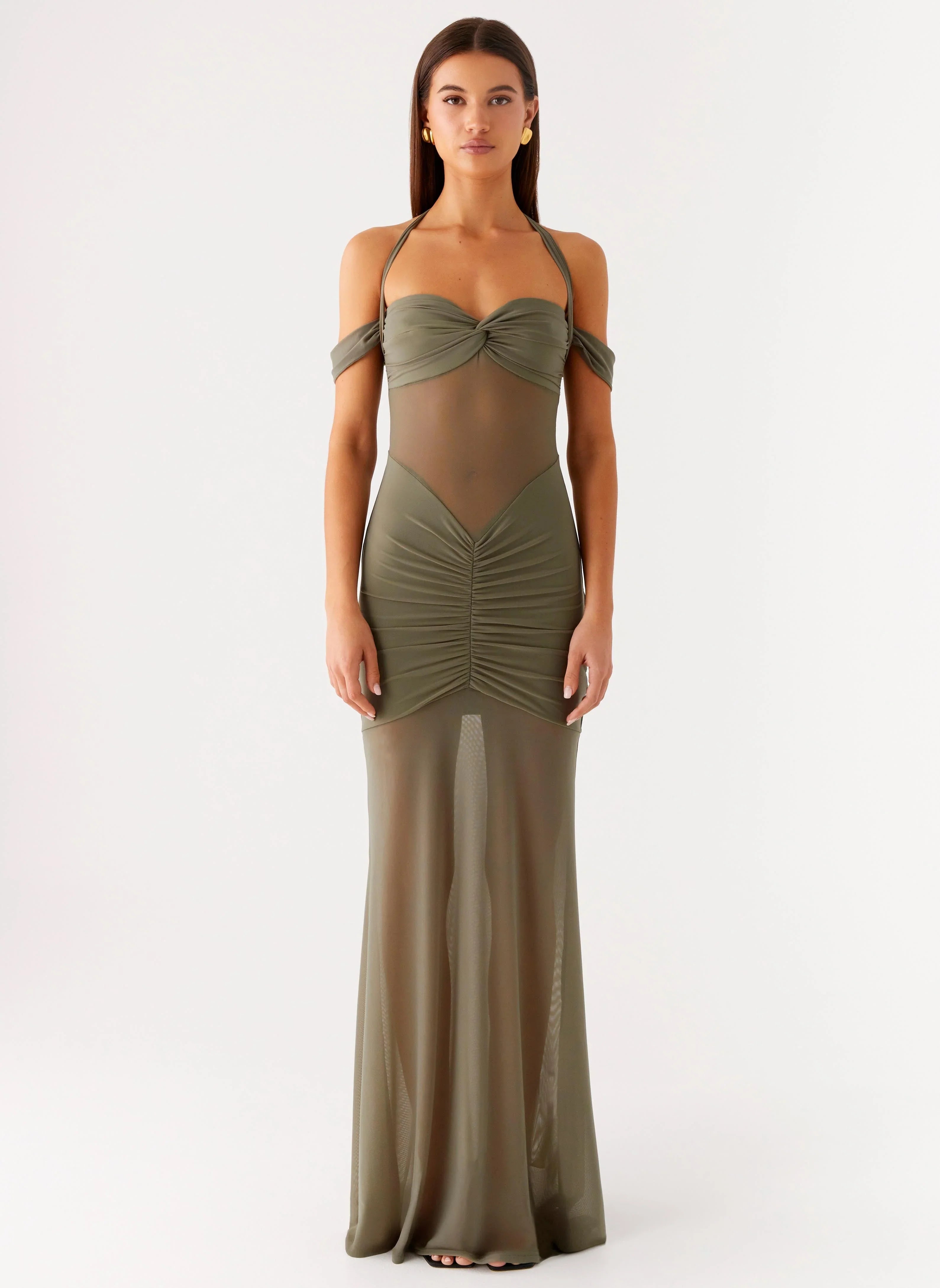 Ivy Lane Maxi Dress Olive