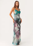 Lost At Sea Maxi Dress Sea Splash