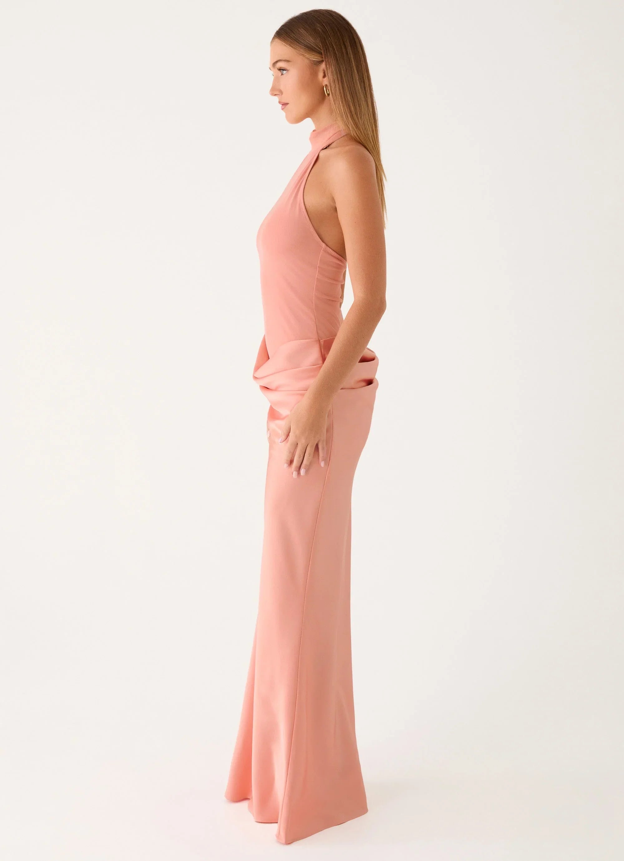 Kiyah Maxi Dress Peach