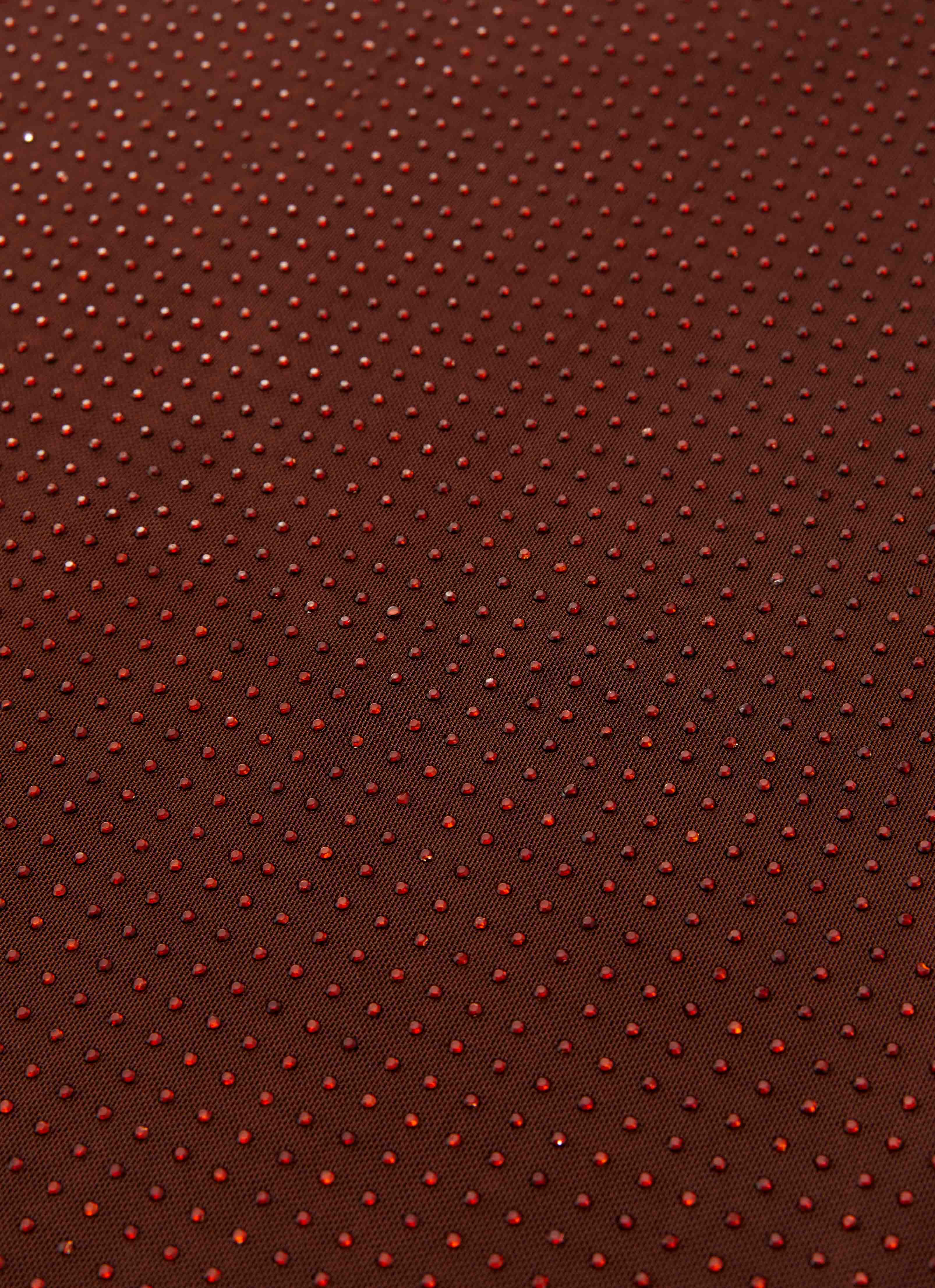 Hot Sequins Maxi Dress Chocolate