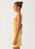 Yulina Mini Dress Yellow