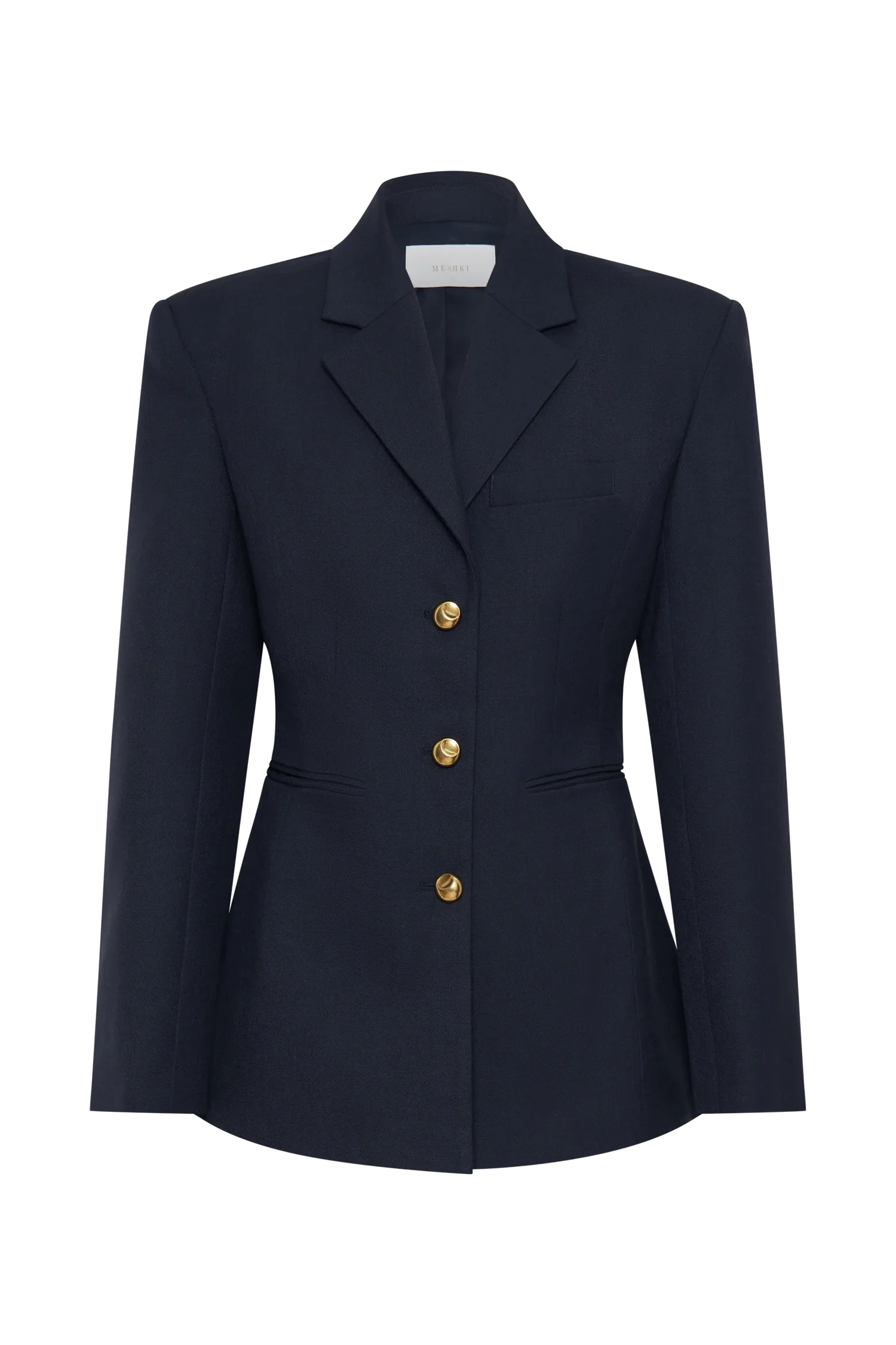 Bellamy Cinched Blazer Dark Navy