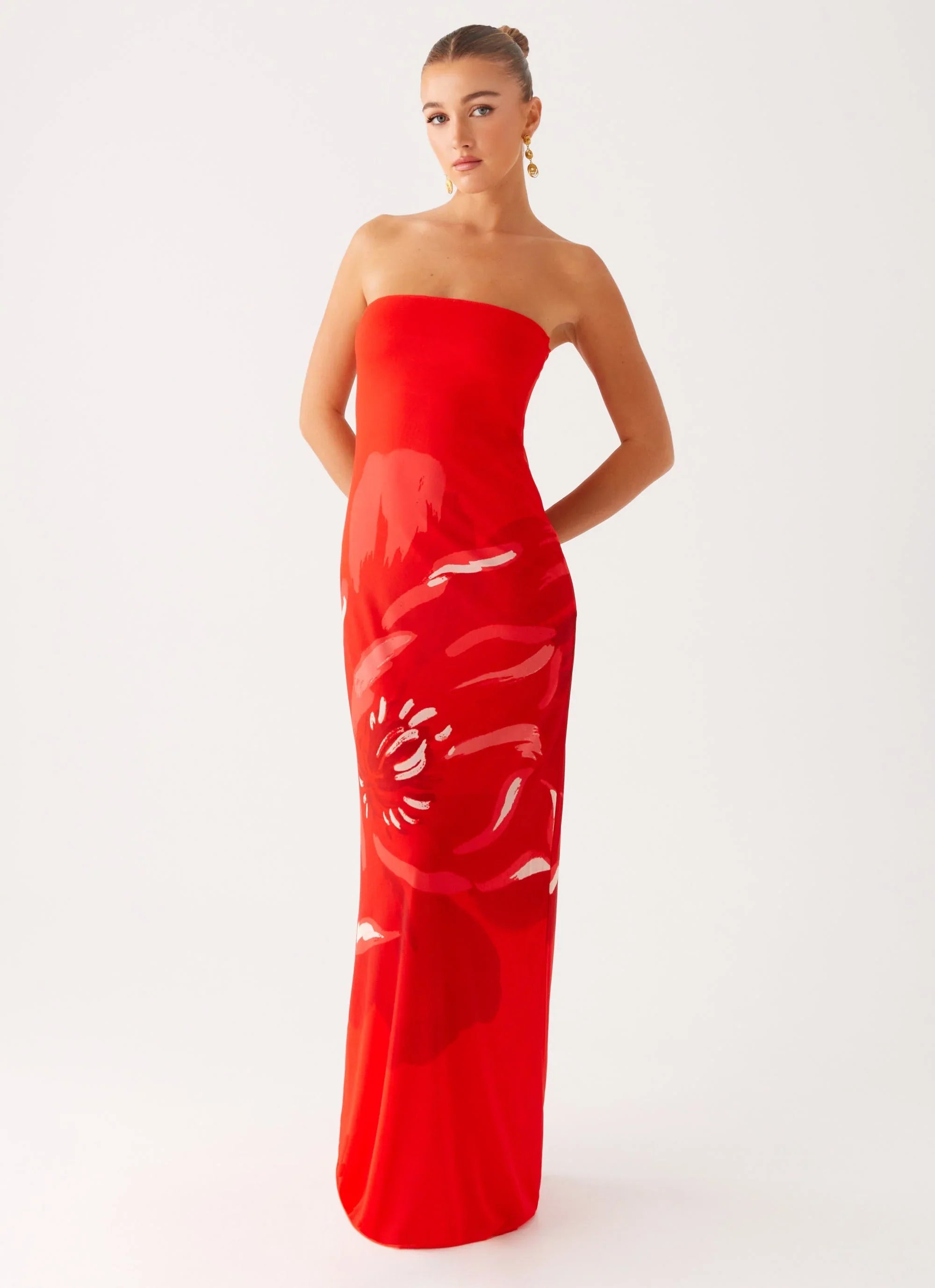 Fabian Maxi Dress Red