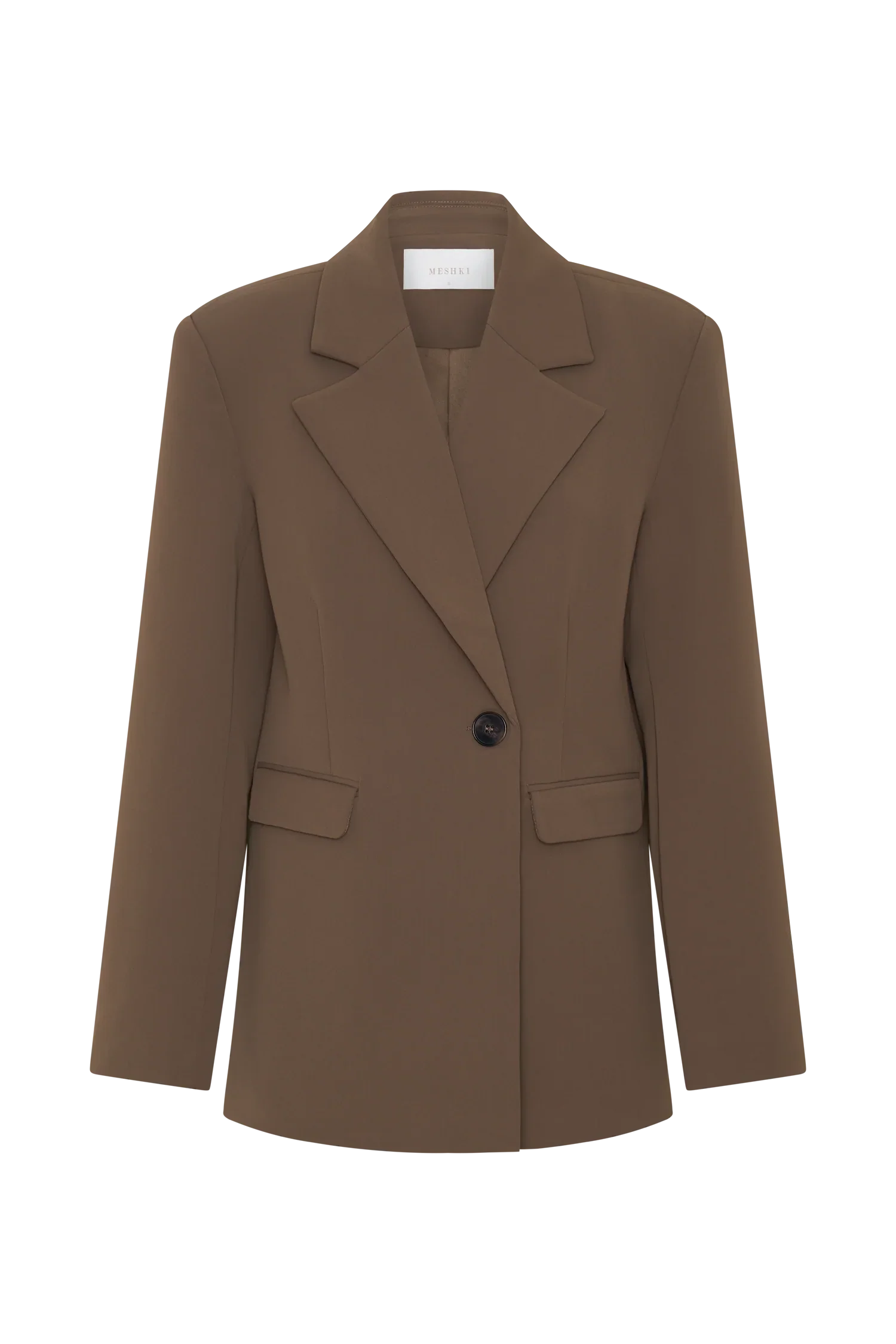 Mateo Oversized Blazer Cacao Brown