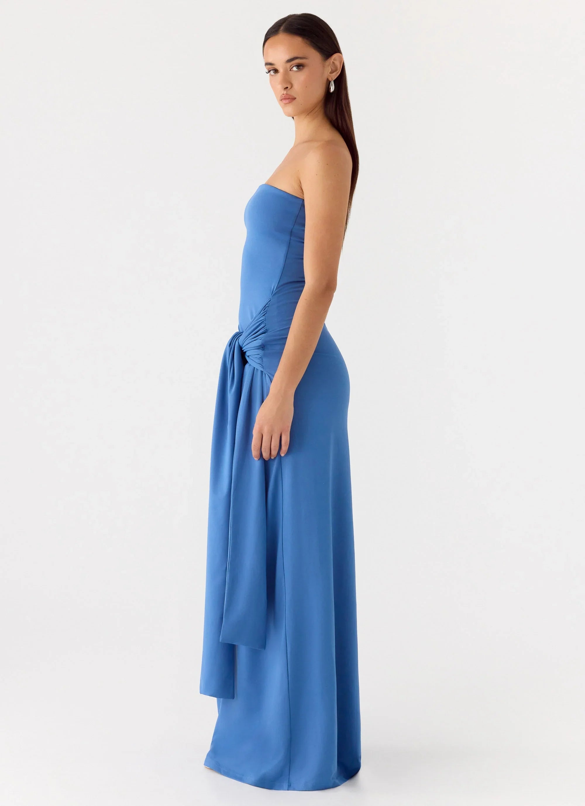 Stole My Heart Maxi Dress Washed Navy