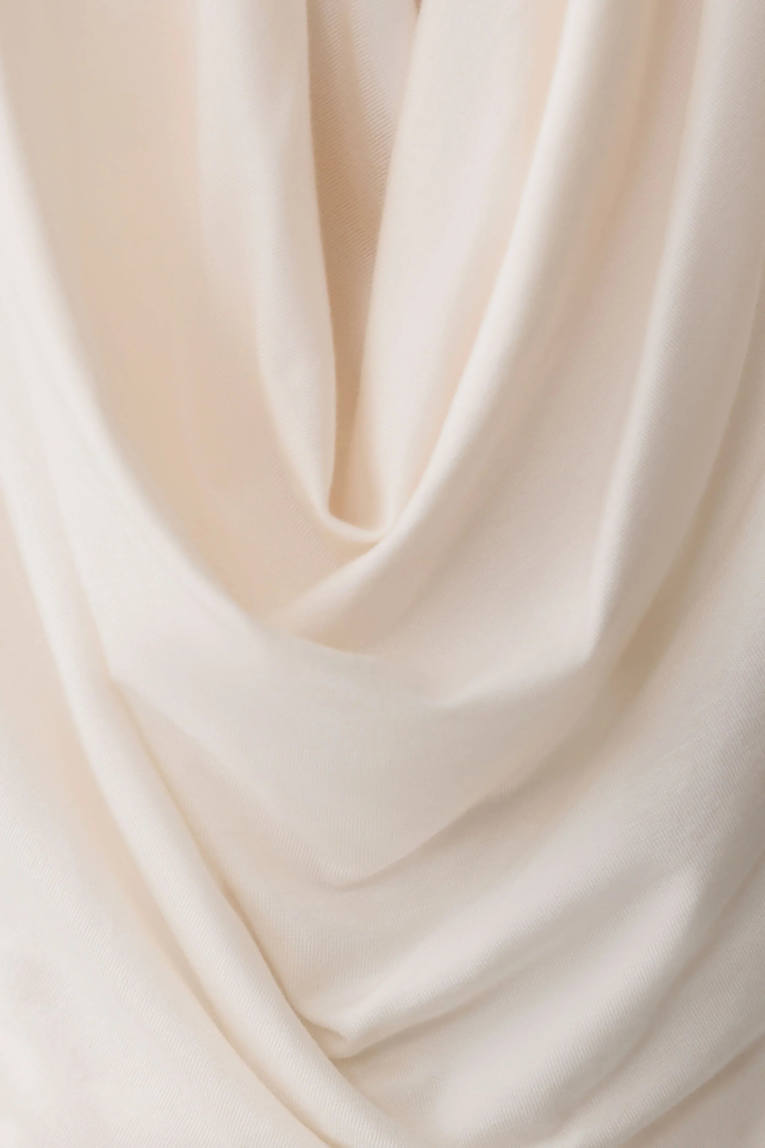 Huyen Cowl Front Modal Top Ivory