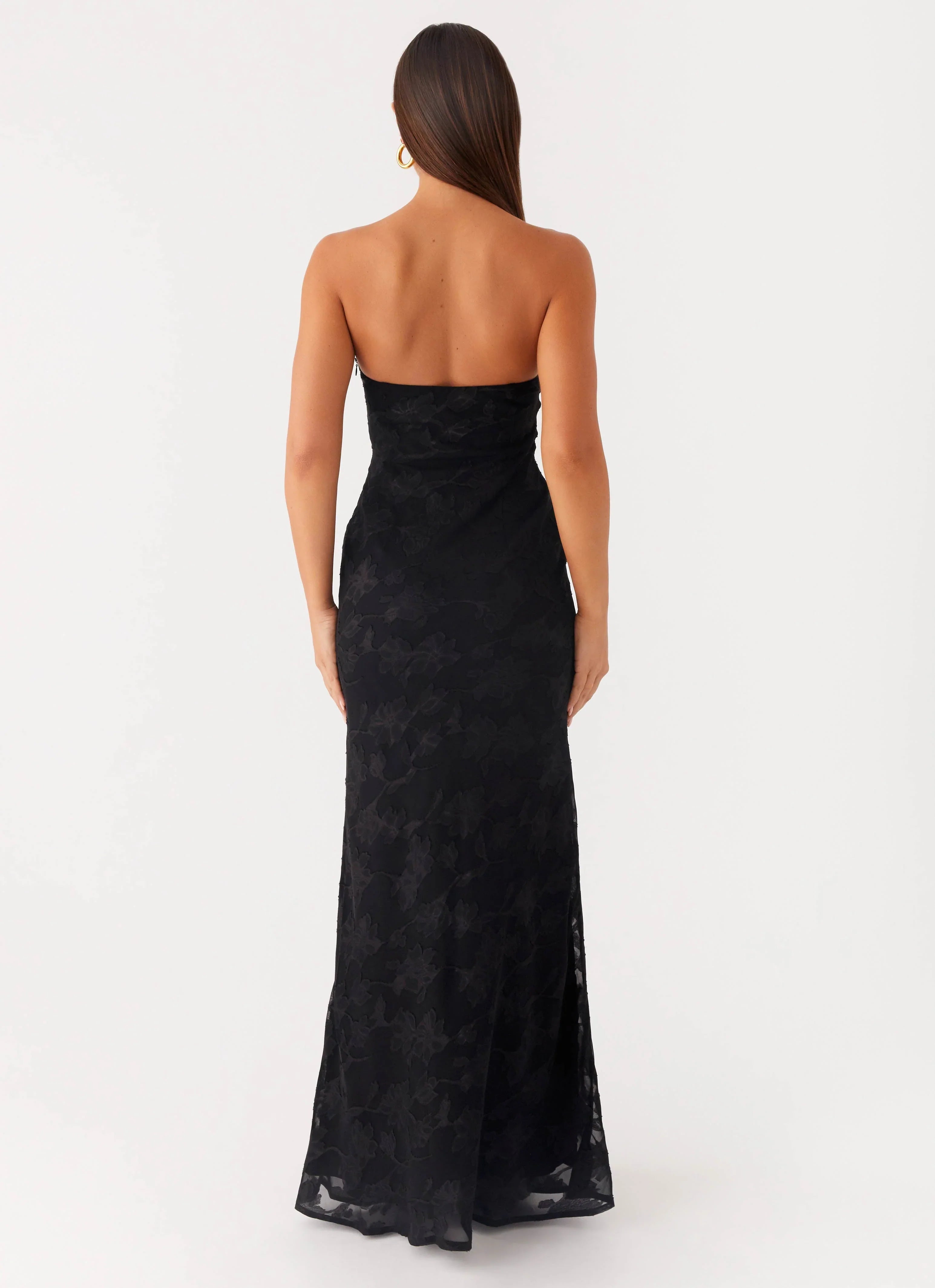Lunar Maxi Dress Black