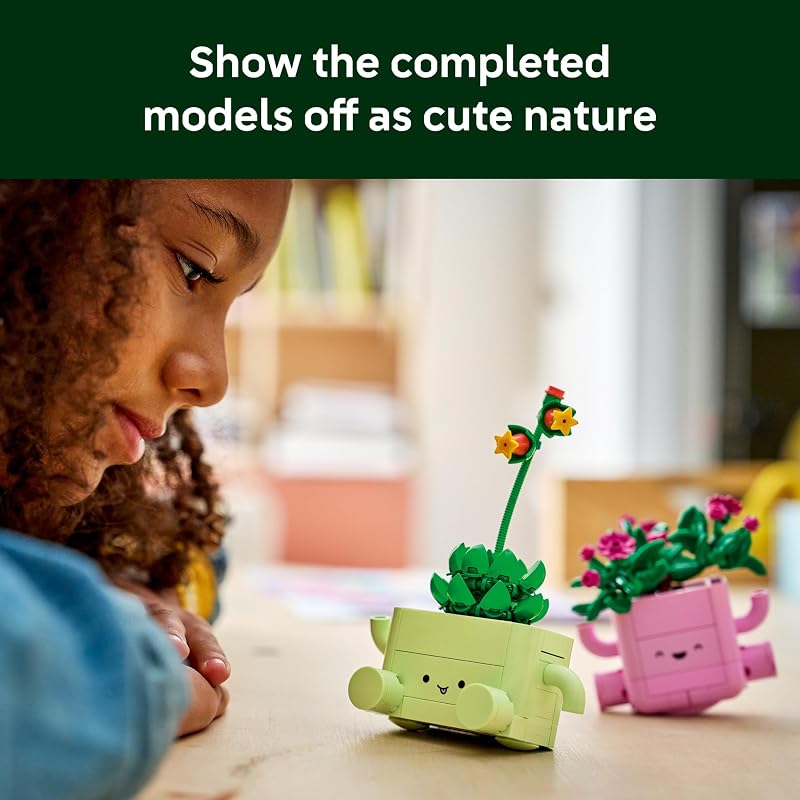 LEGO Botanicals Rocking Plants Building Toy for Kids Girls Boys Ages 9 Decor for Dorm Desk or Shelf Housewarming Gift Ideas 11506