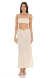 Cropped Two Piece Set in Cream
