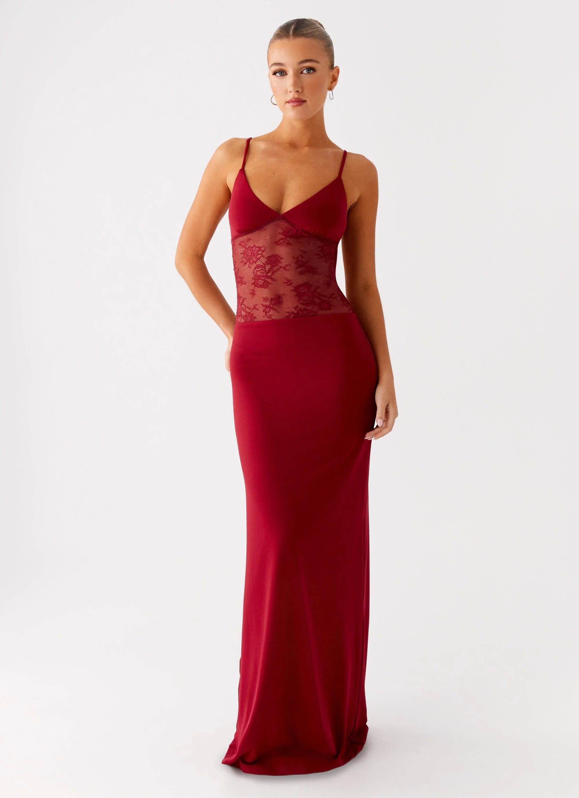 Envy Maxi Dress Maroon