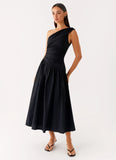 Janessa Midi Dress Black