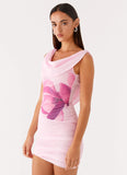 Good Fortune Mini Dress Pink