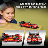 LEGO Speed Champions Ferrari 499P 77261 Building Toy for Boys Girls Ages 9 Detailed Toy Car for Kids Play or Display Model 329 pieces Gift for Birthdays