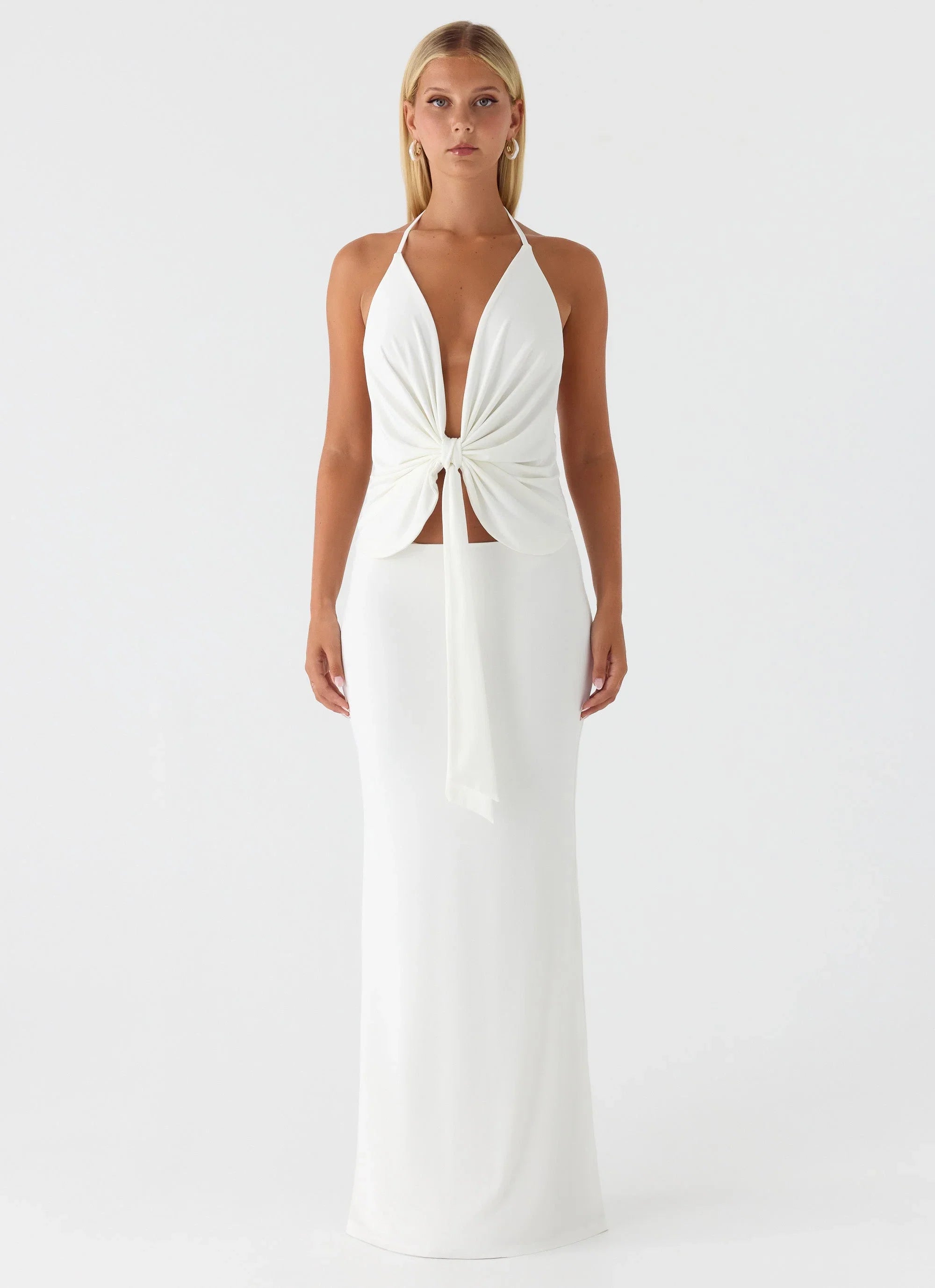 Undercover Maxi Dress White