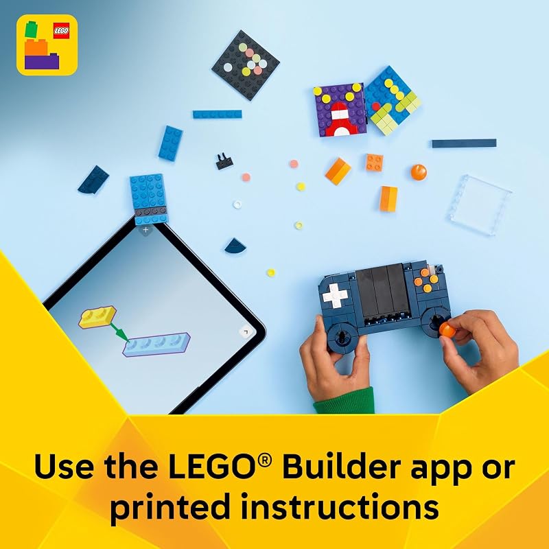 LEGO Creator 3 in 1 Retro Gaming Console Building Toy for Boys Girls Kids Build a Console Mini Arcade Game or Mini Computer Gift Idea for Gaming Fans Ages 8 31380
