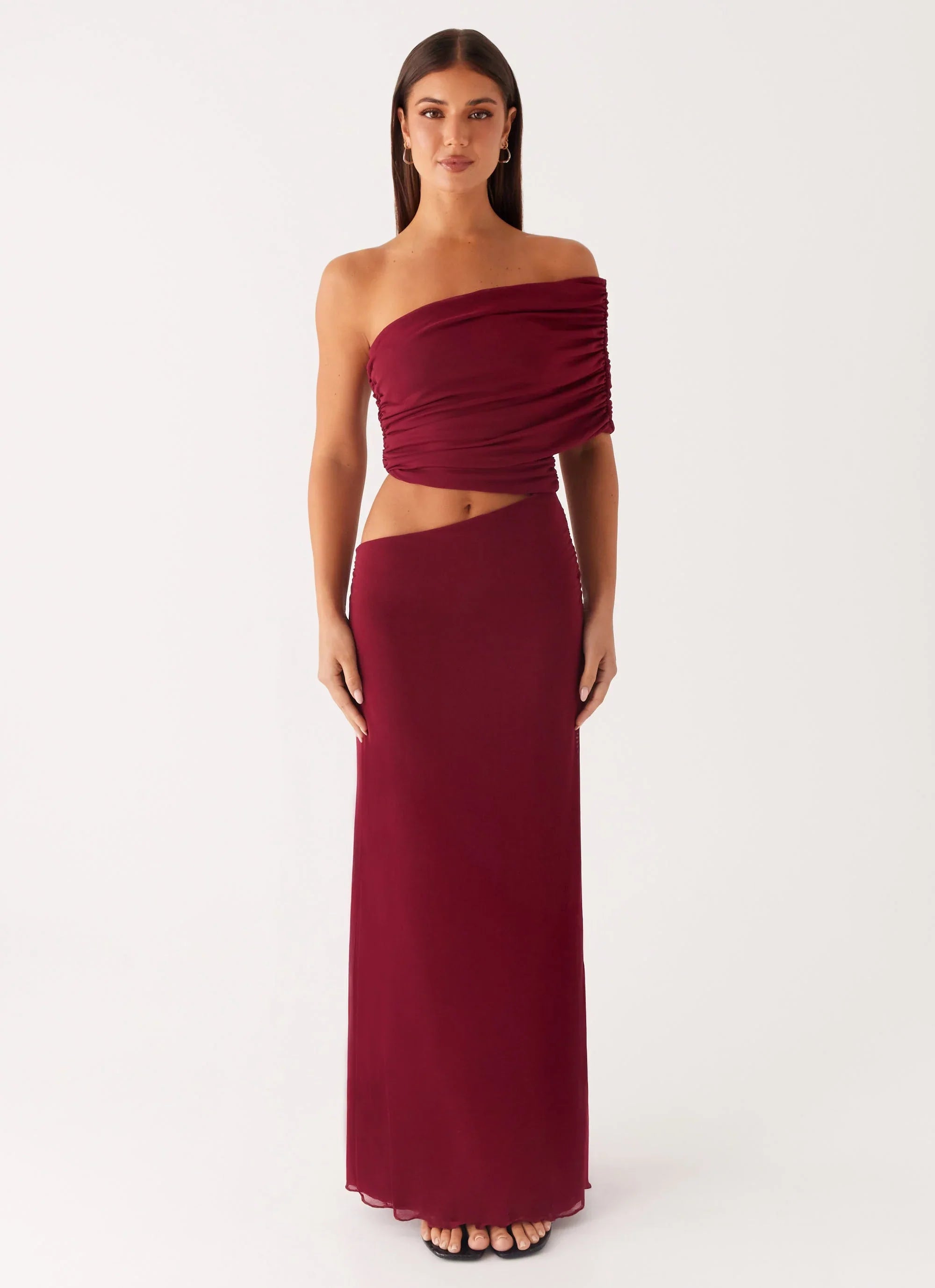 Gillian Maxi Dress Maroon