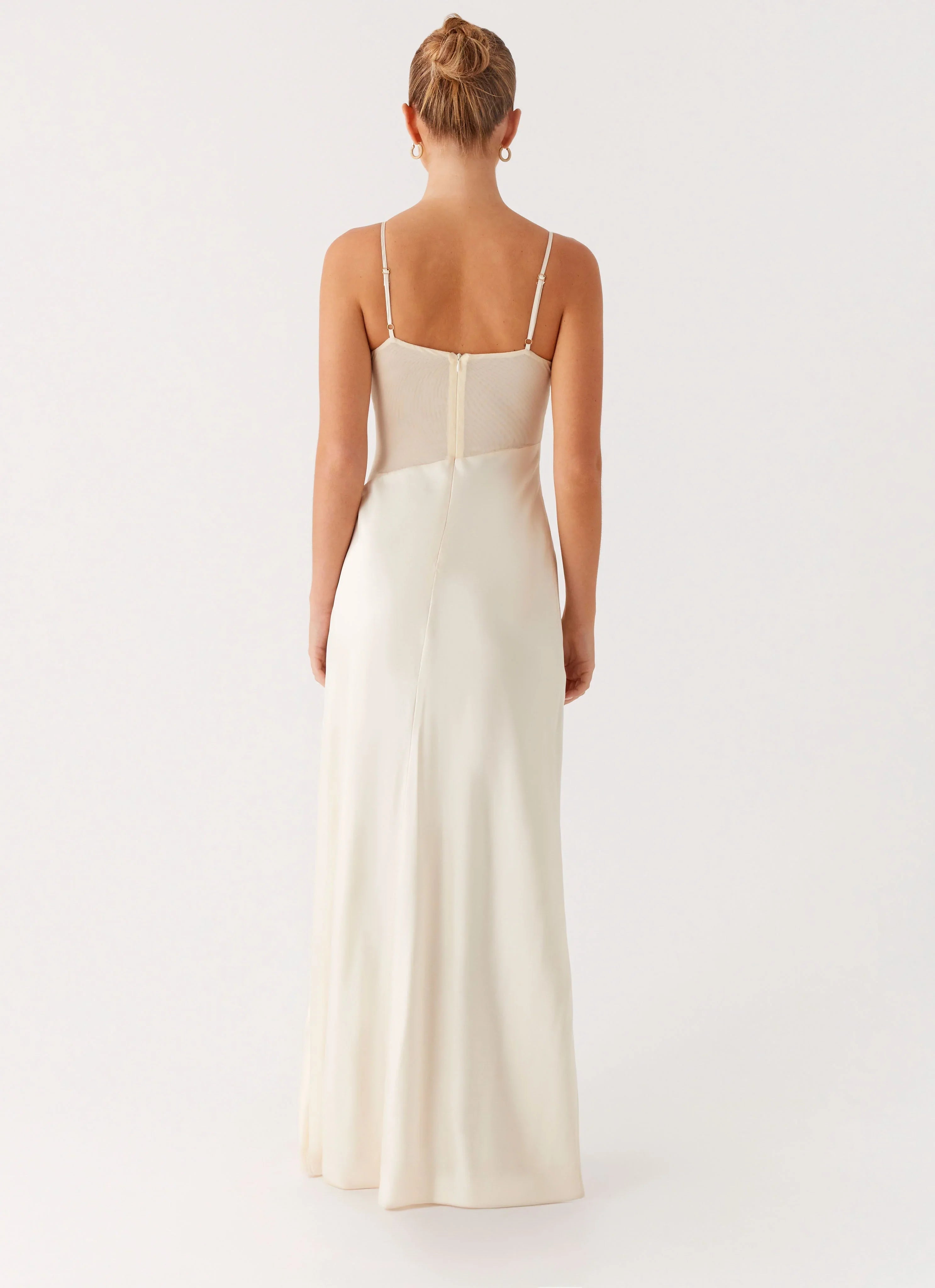 Rising Sun Maxi Dress Off White
