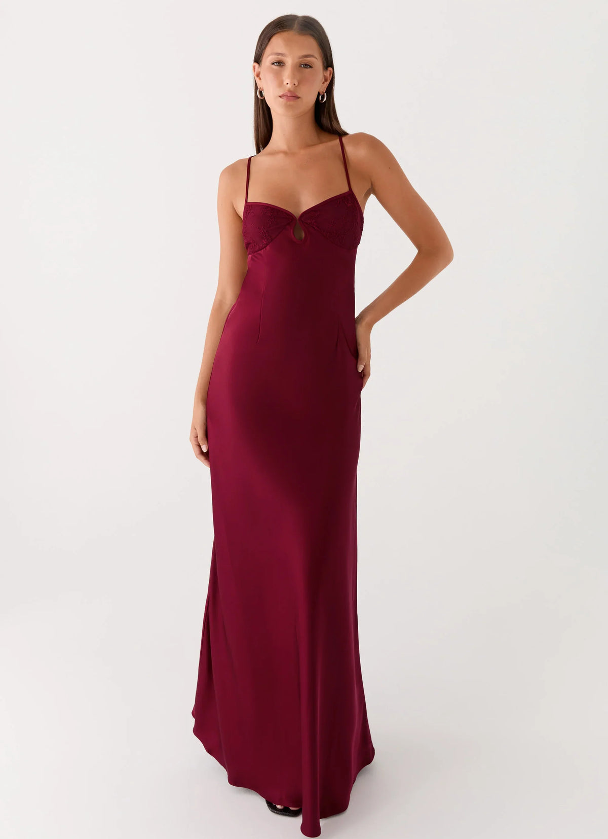Joanie Maxi Dress Maroon