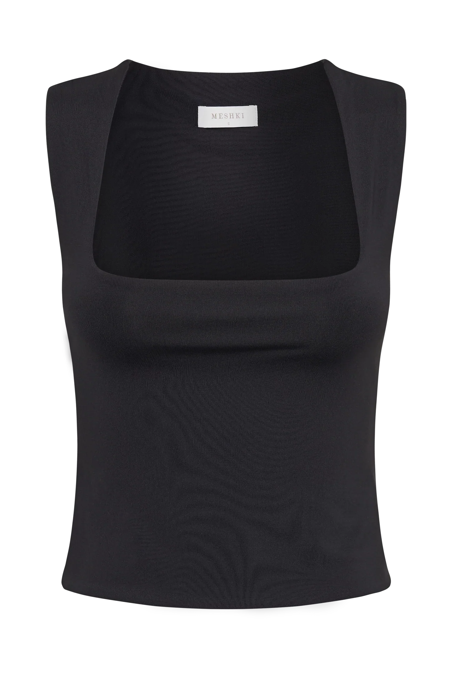 Linley Recycled Nylon Long Line Top Black