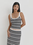 Multi Stripe Vest Top