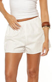Ailany White Floral Shorts