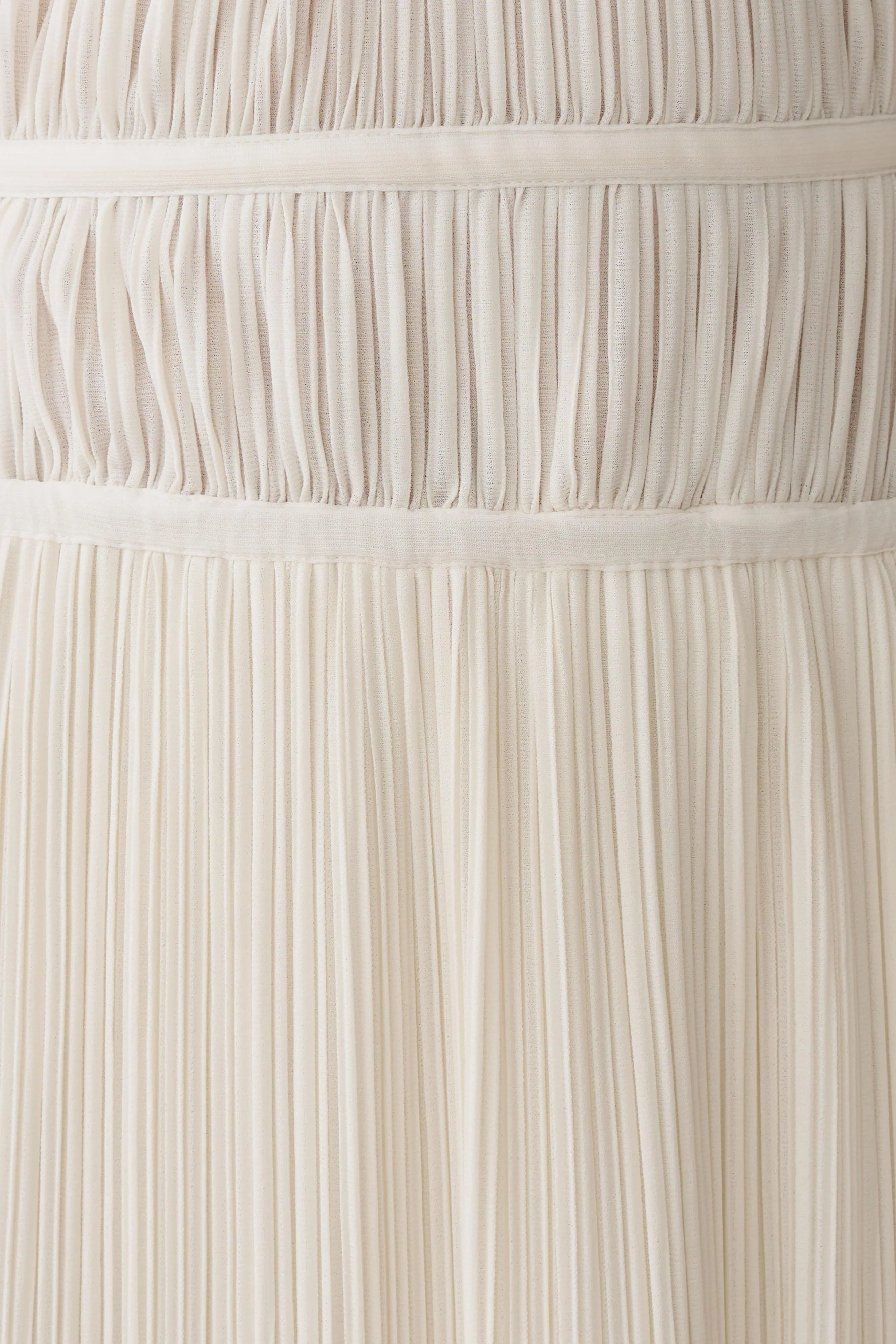 Thien Cowl Halter Midi Dress Ivory