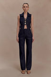Clarrissa High Rise Jeans Washed Indigo Blue