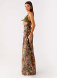 Overgrown Maxi Dress Vintage Blossom