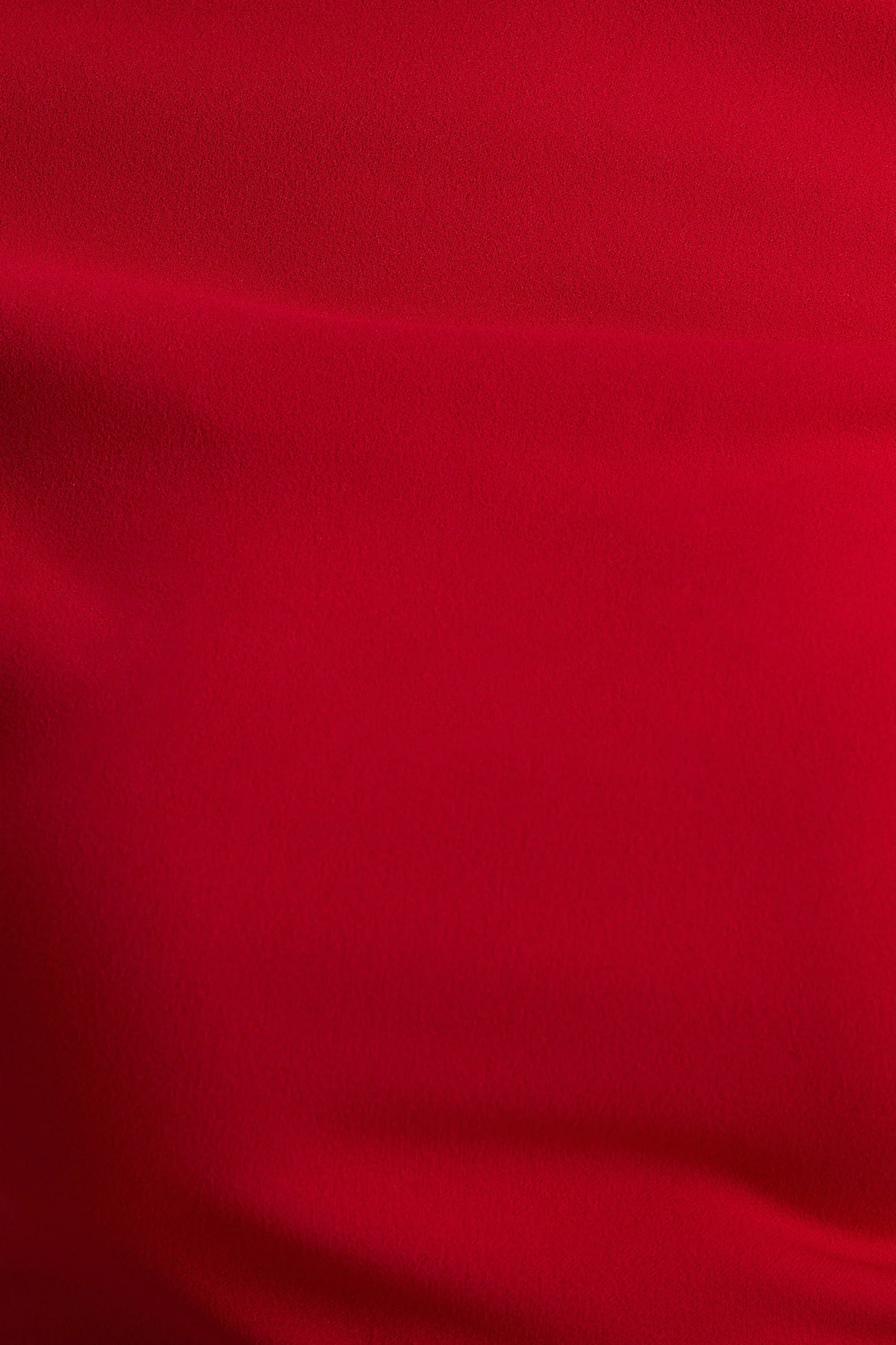 Alexandra Red Asymmetric Neck Draped Jumpsuit