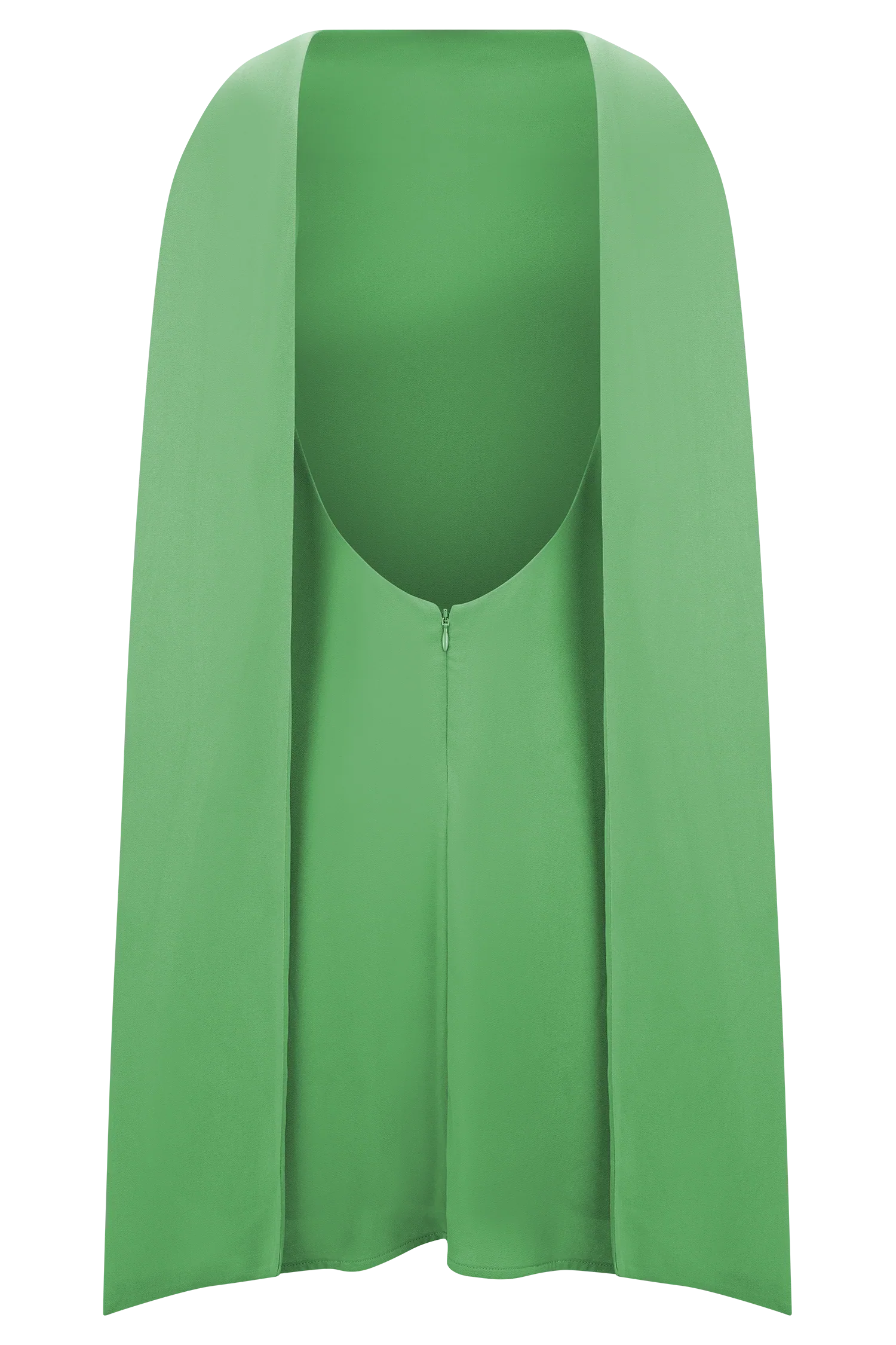 Wynter Scarf Draped Mini Dress Green