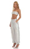 Holographic Pants in Silver