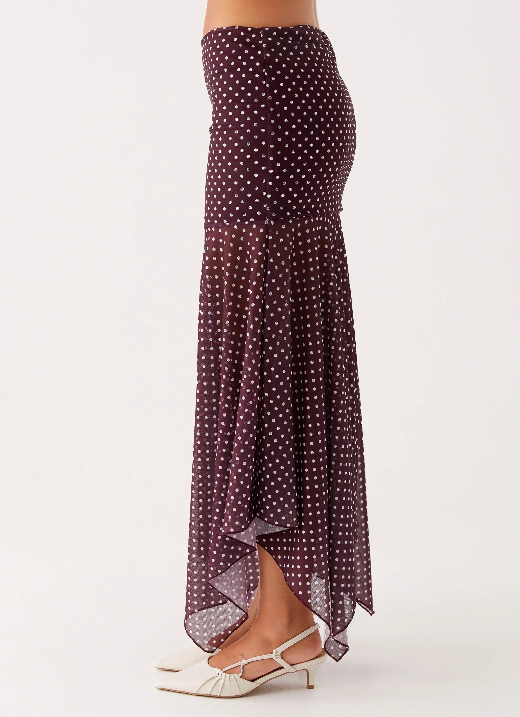 Buffy Maxi Skirt Burgundy