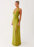 Island Muse Dress Lime
