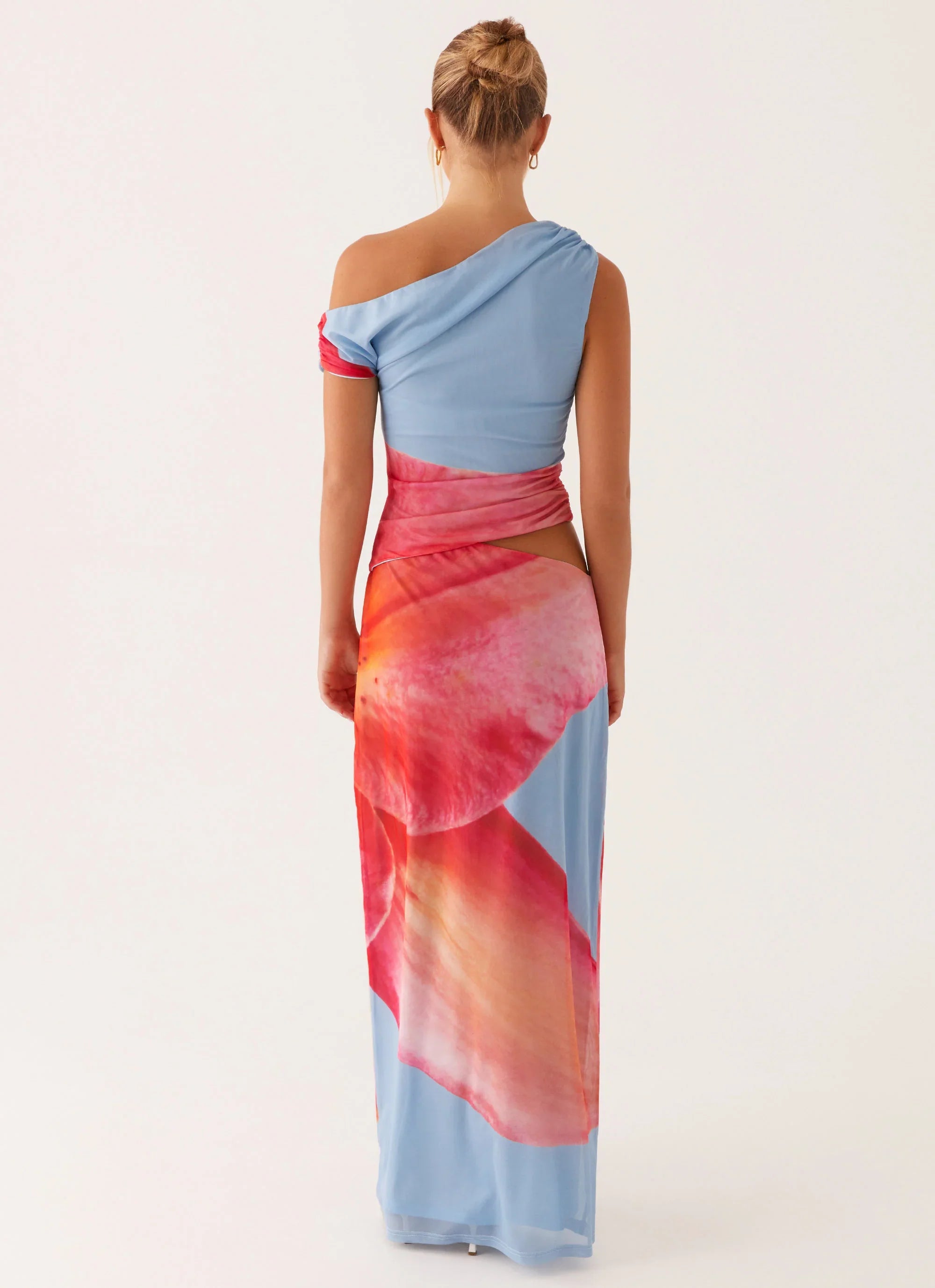 Santa Monica Maxi Dress Blue Floral