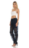 Rhinestone Pants in Navy