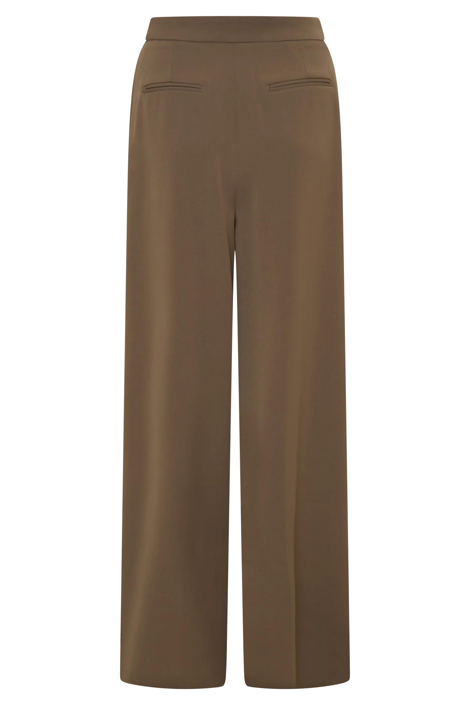 Faith Suiting Wide Leg Pant Cacao Brown