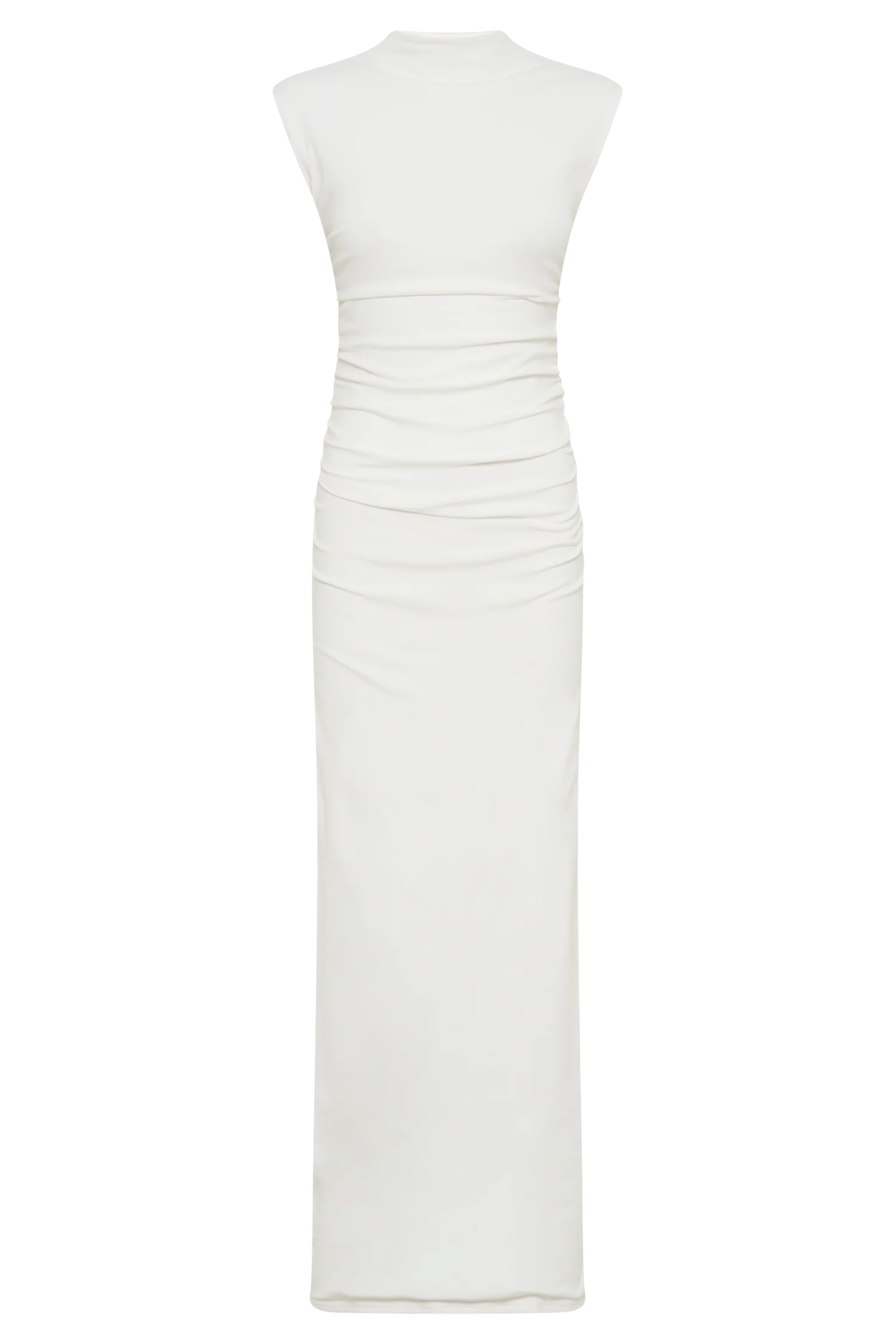 Elliot High Neck Sleeveless Maxi Dress White