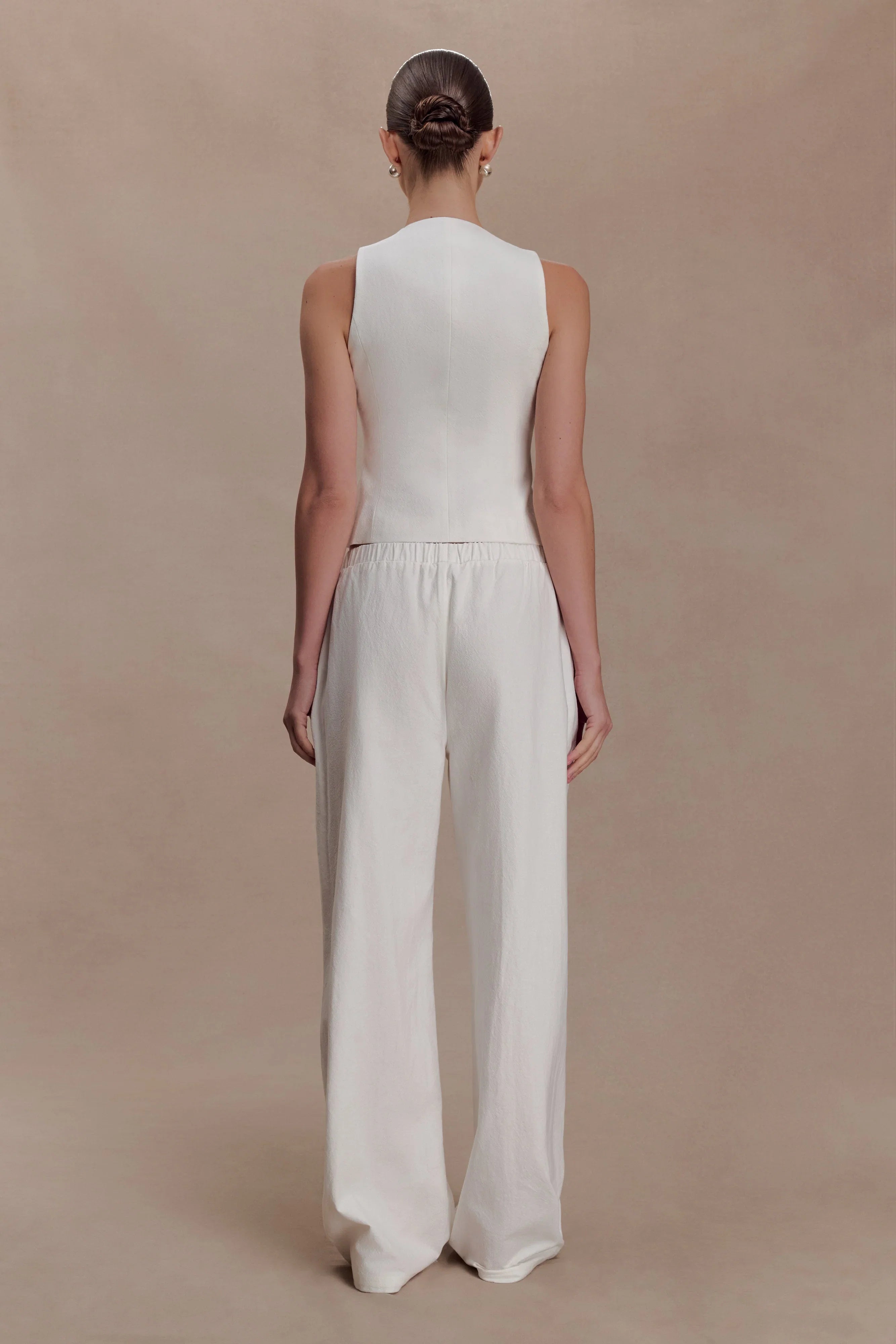 Aldea Cotton Sleeveless Top White