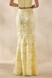 Esmara Lemon Lace Maxi Skirt