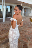 Cornelia Floral Sheer Maxi Dress Ivory