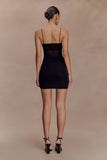 Maryk Mesh Mini Dress Black